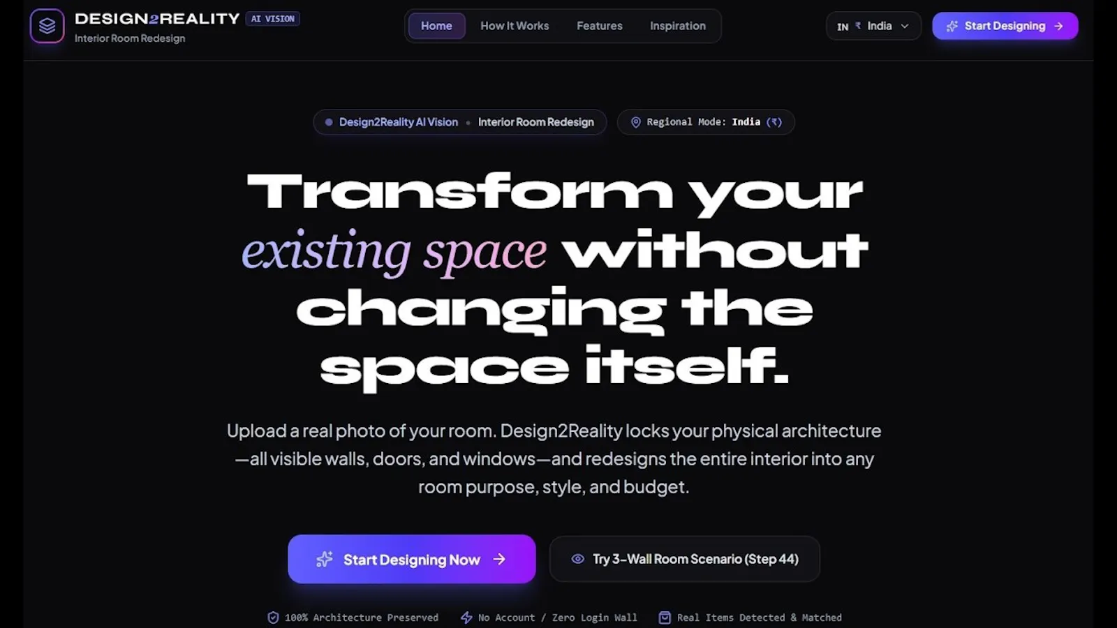 Design2Reality screenshot 1 (video preview)