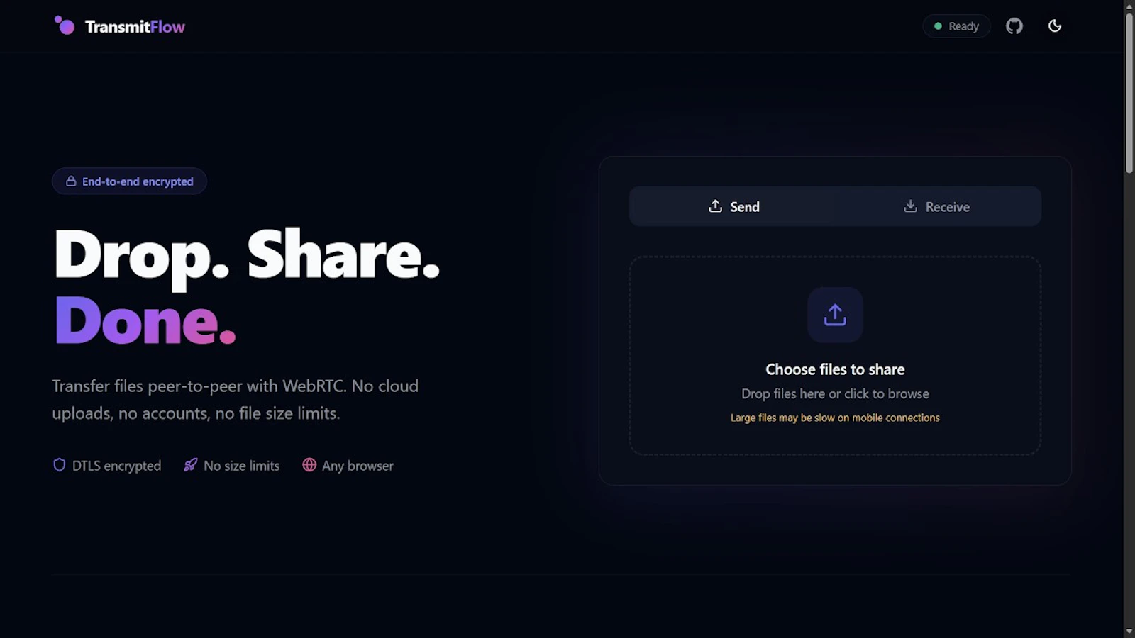 TransmitFlow screenshot 1 (video preview)