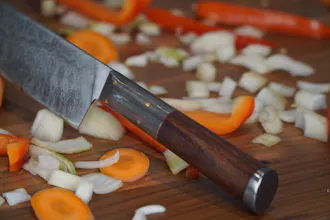 Marcus Aurelius damascus Knife Series gallery image