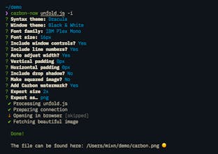 Carbon Now CLI gallery image