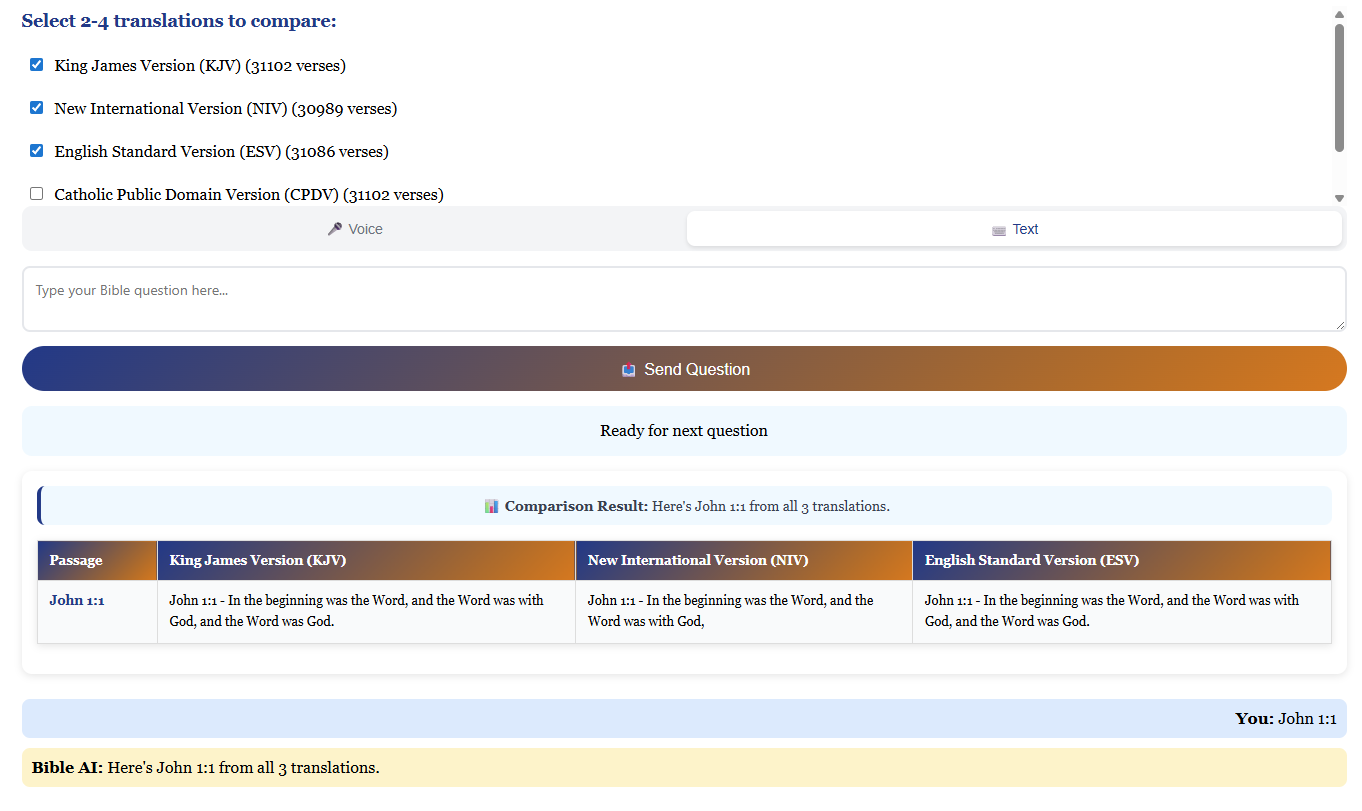 Bible Comparison gallery image