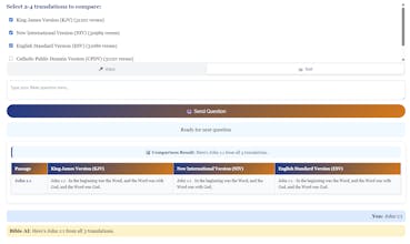 Bible Comparison gallery image