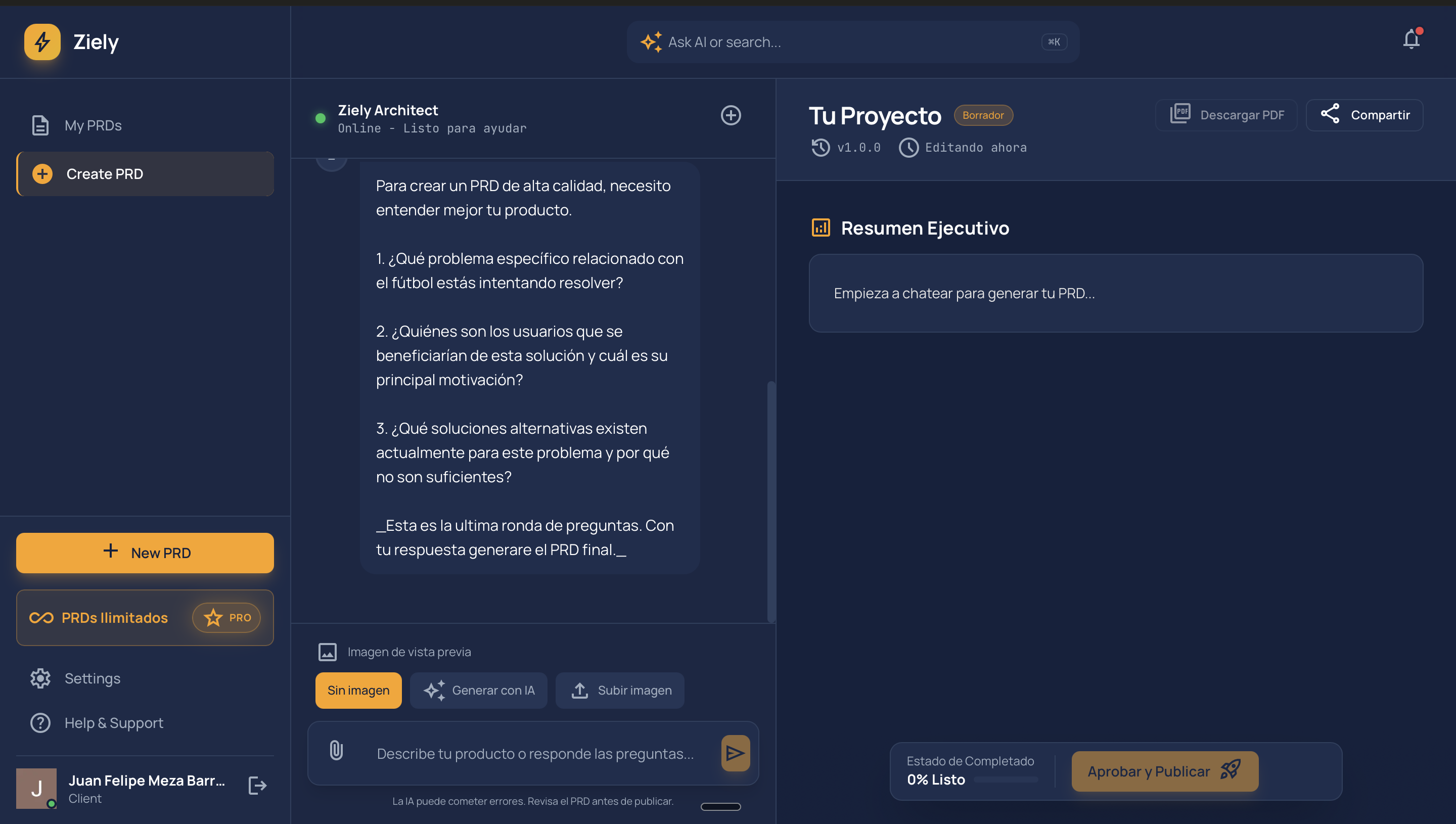 Ziely - Screenshot 2 showing product features and functionality