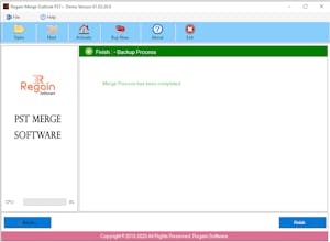 Regain Outlook PST Merger gallery image