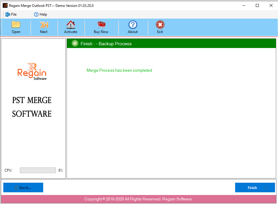 ฟื้น Outlook PST Merger - รวมไฟล์ PST หลายไฟล์ไว้ในไฟล์ PST หนึ่งไฟล์ media 6