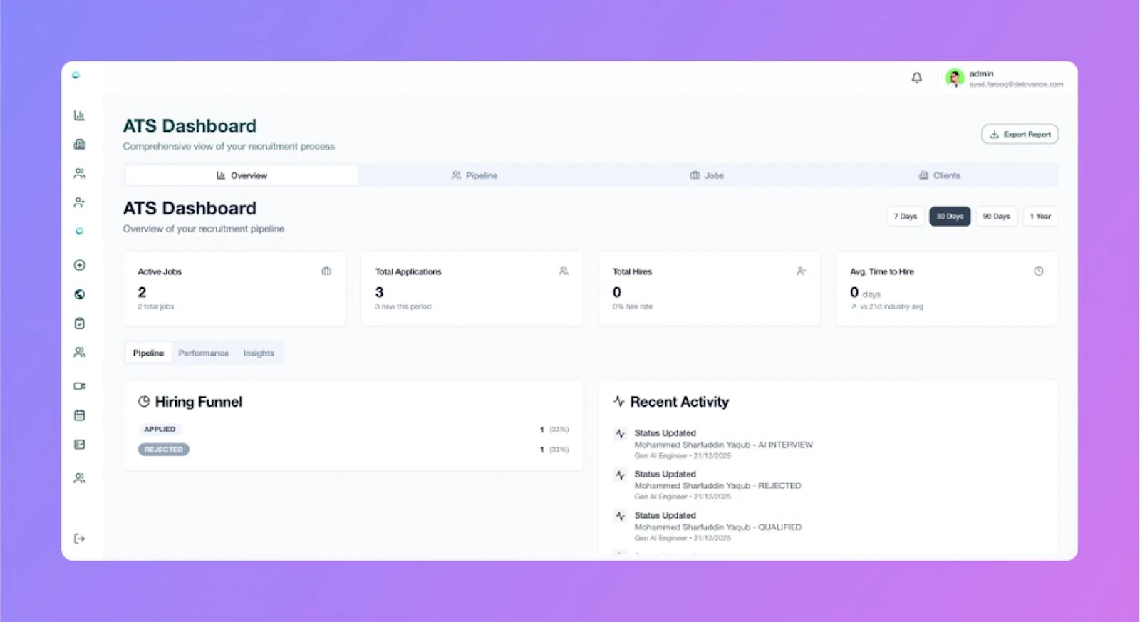Delovance screenshot 2