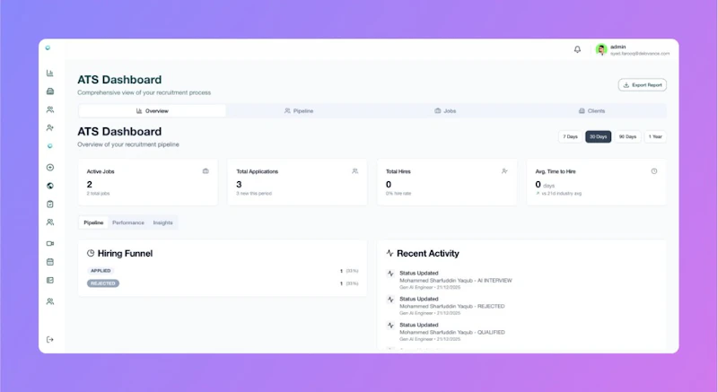 Delovance screenshot 2