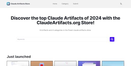Claude Artifacts Store gallery image
