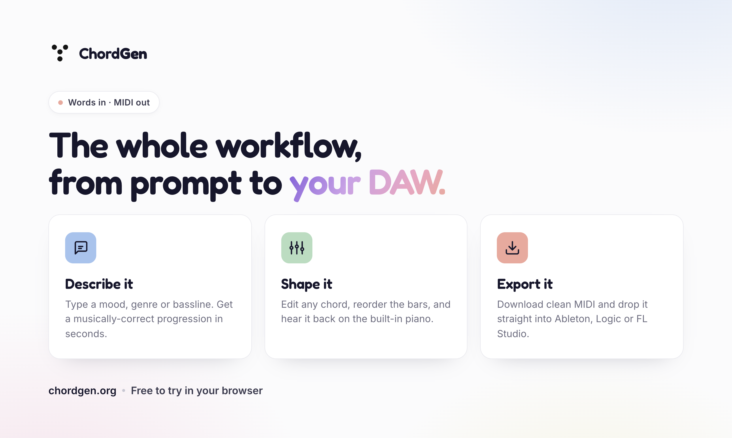 ChordGen gallery image