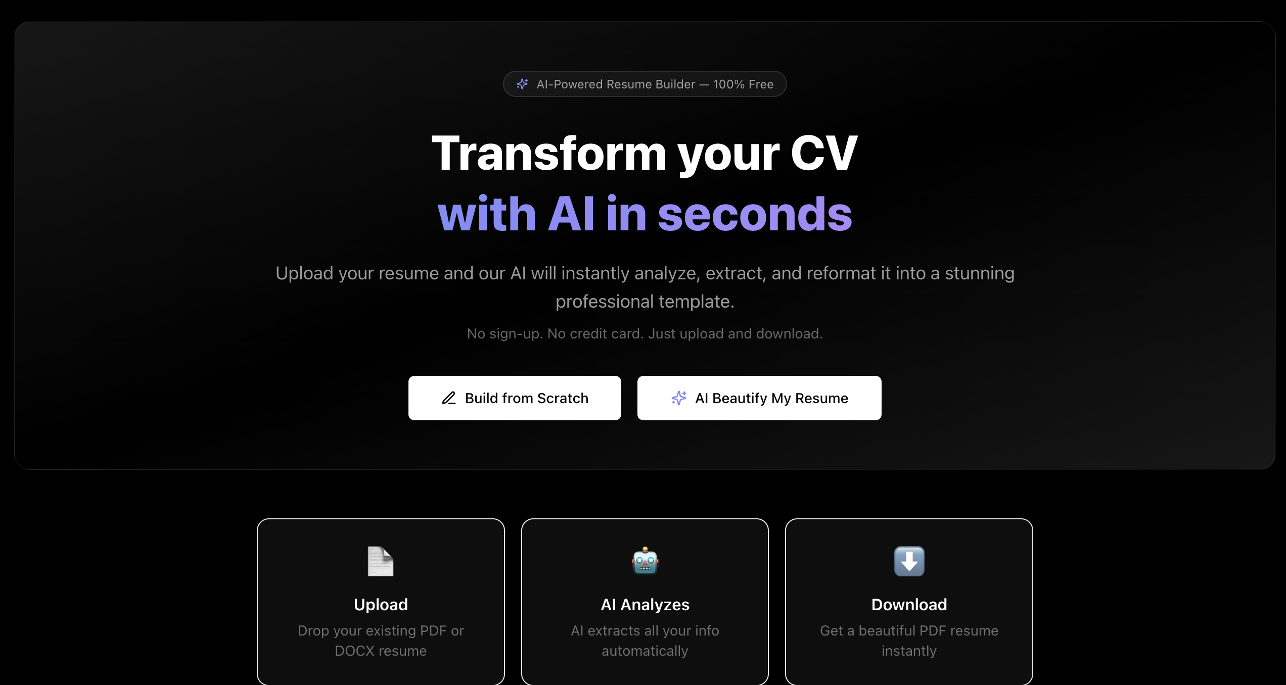 FPResume gallery image