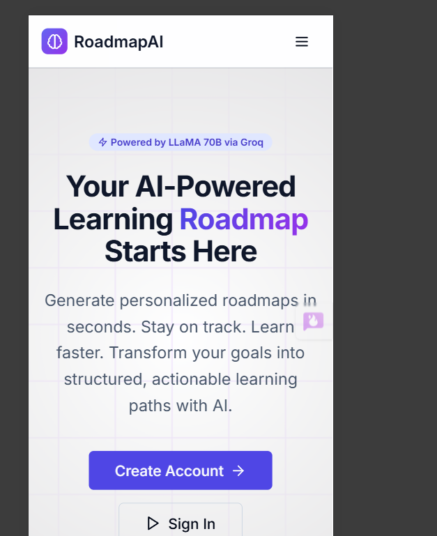 Mídia 3 de Roadmapai - Transforme qualquer objetivo em um roteiro de aprendizado personalizado com IA