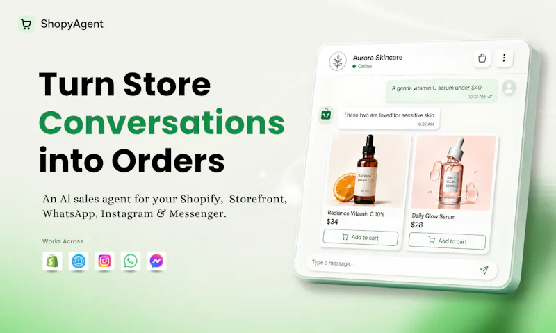 ShopyAgent screenshot 2