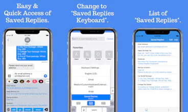 Saved Replies Keyboard gallery image