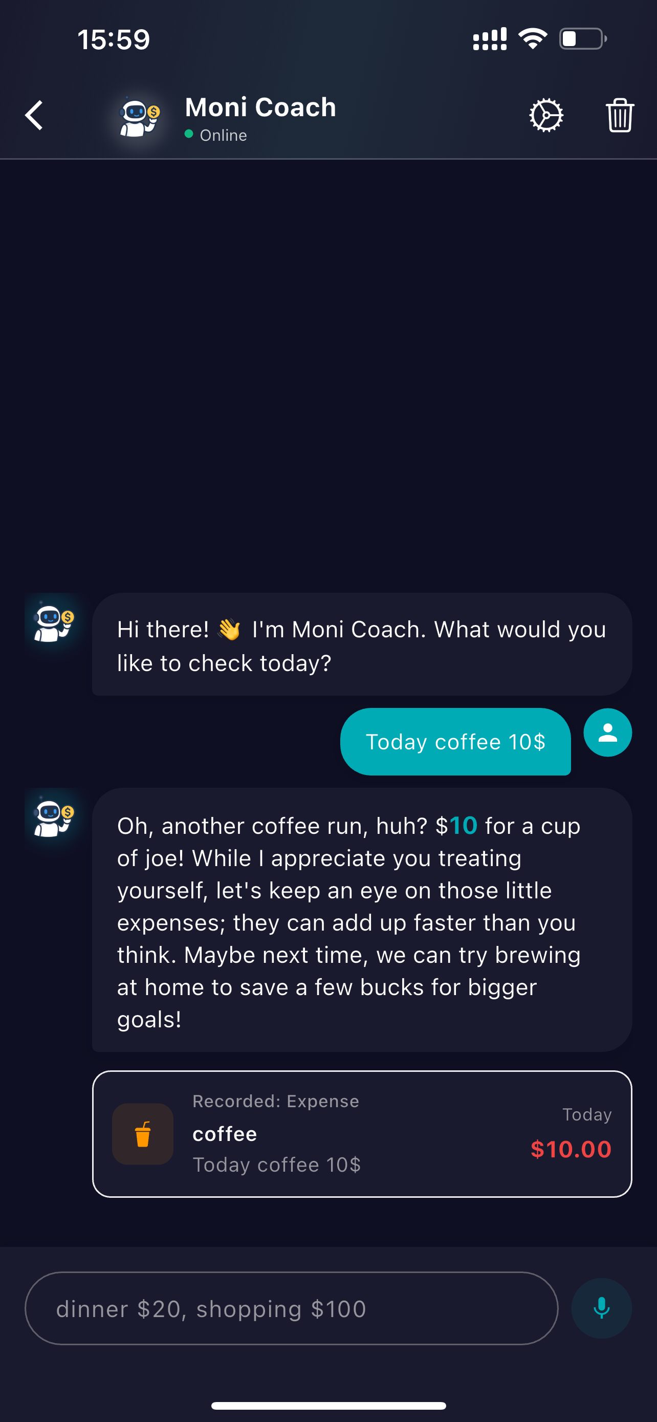 Moni AI gallery image