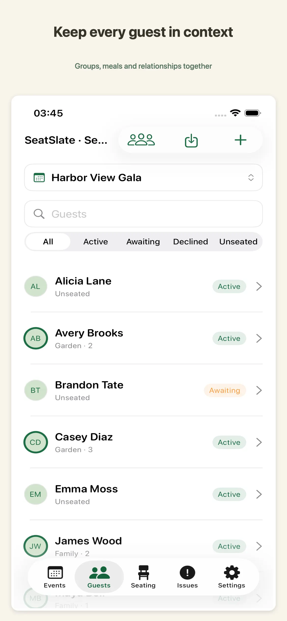 SeatSlate · Seating Plan gallery image