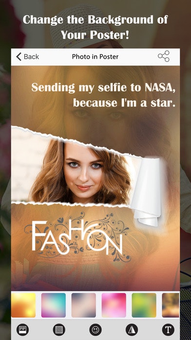 Photo In Poster Collage Editor iPhone App gallery image