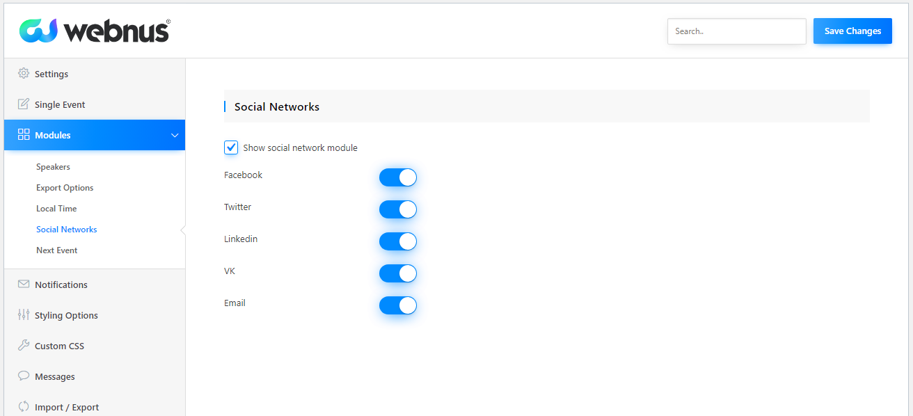 Modern Events Calendar gallery image