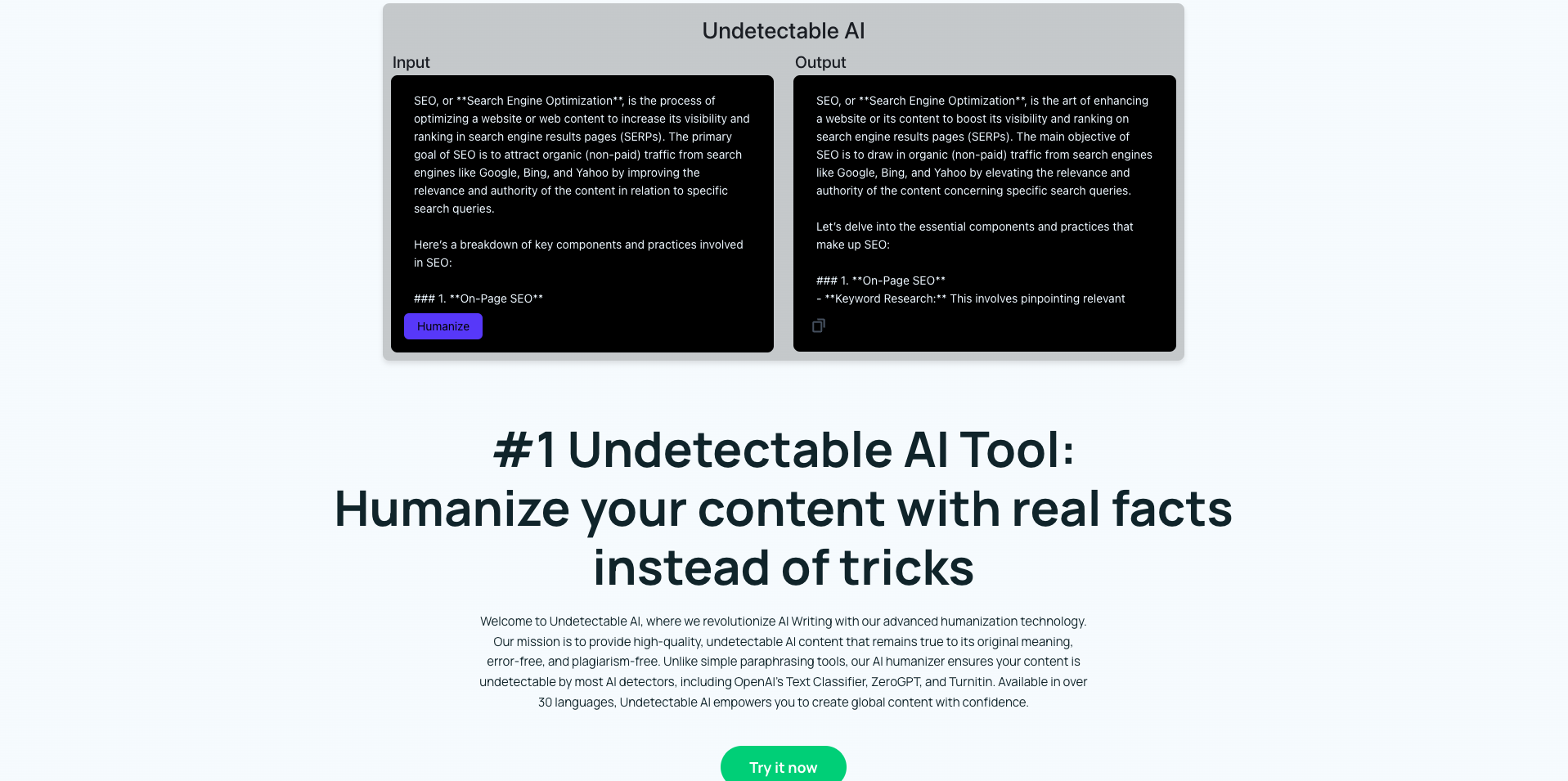 Undetectable AI gallery image