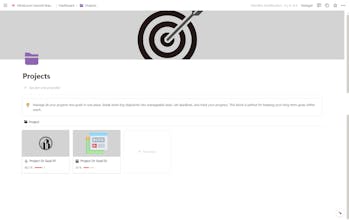 Second Brain Notion Template gallery image