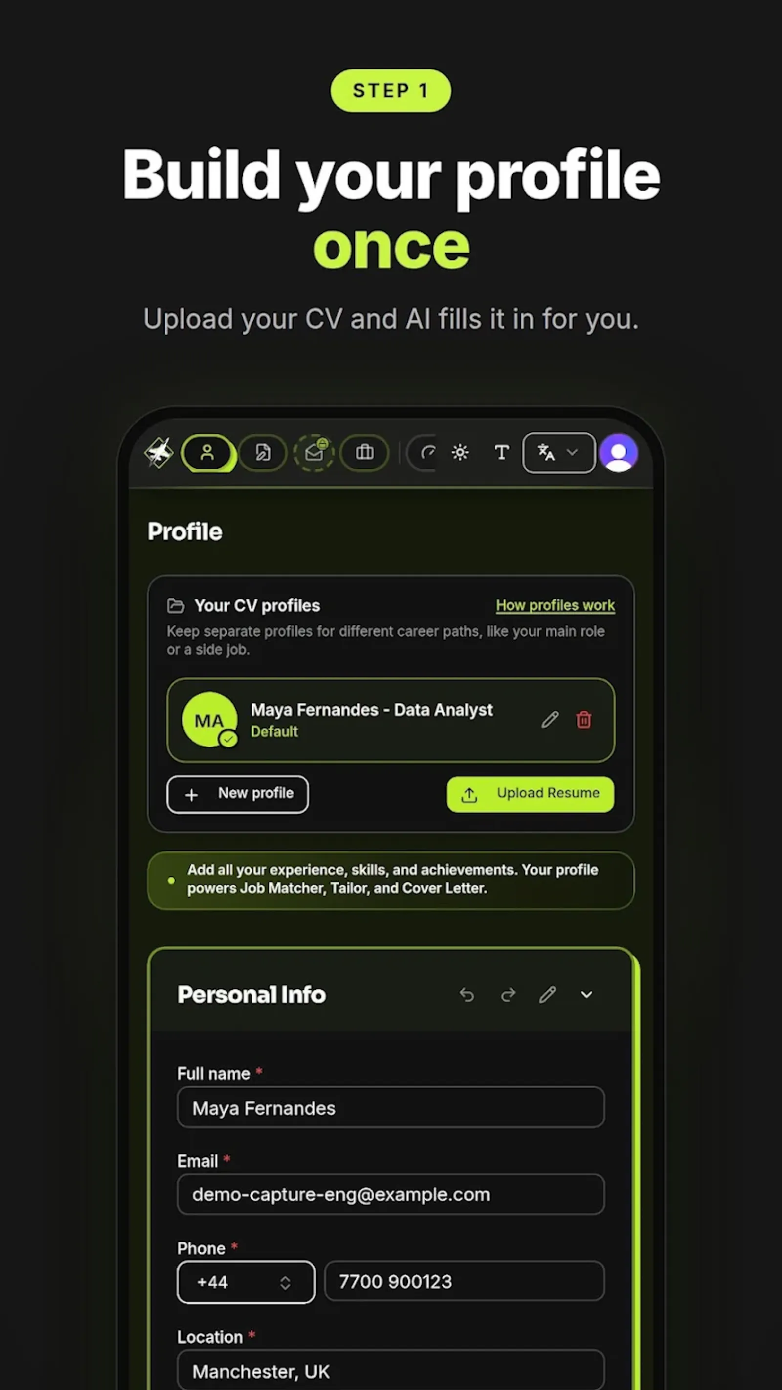 CVMaverick screenshot 2