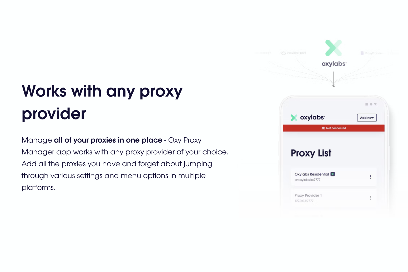Oxy Proxy Manager for Android gallery image