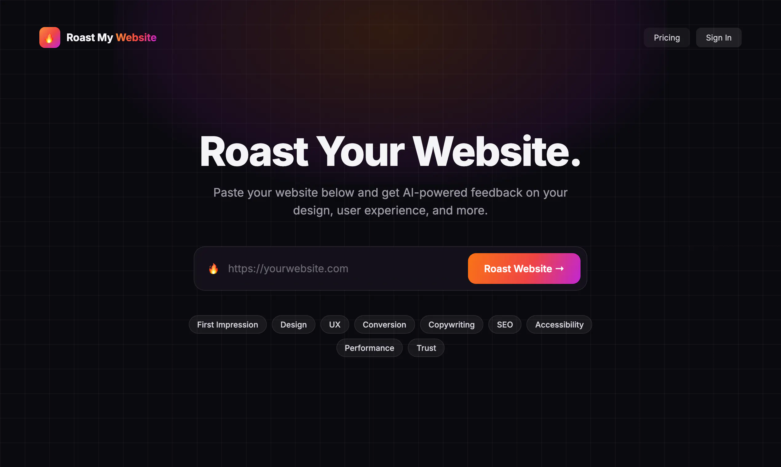 Roast My Website gallery image