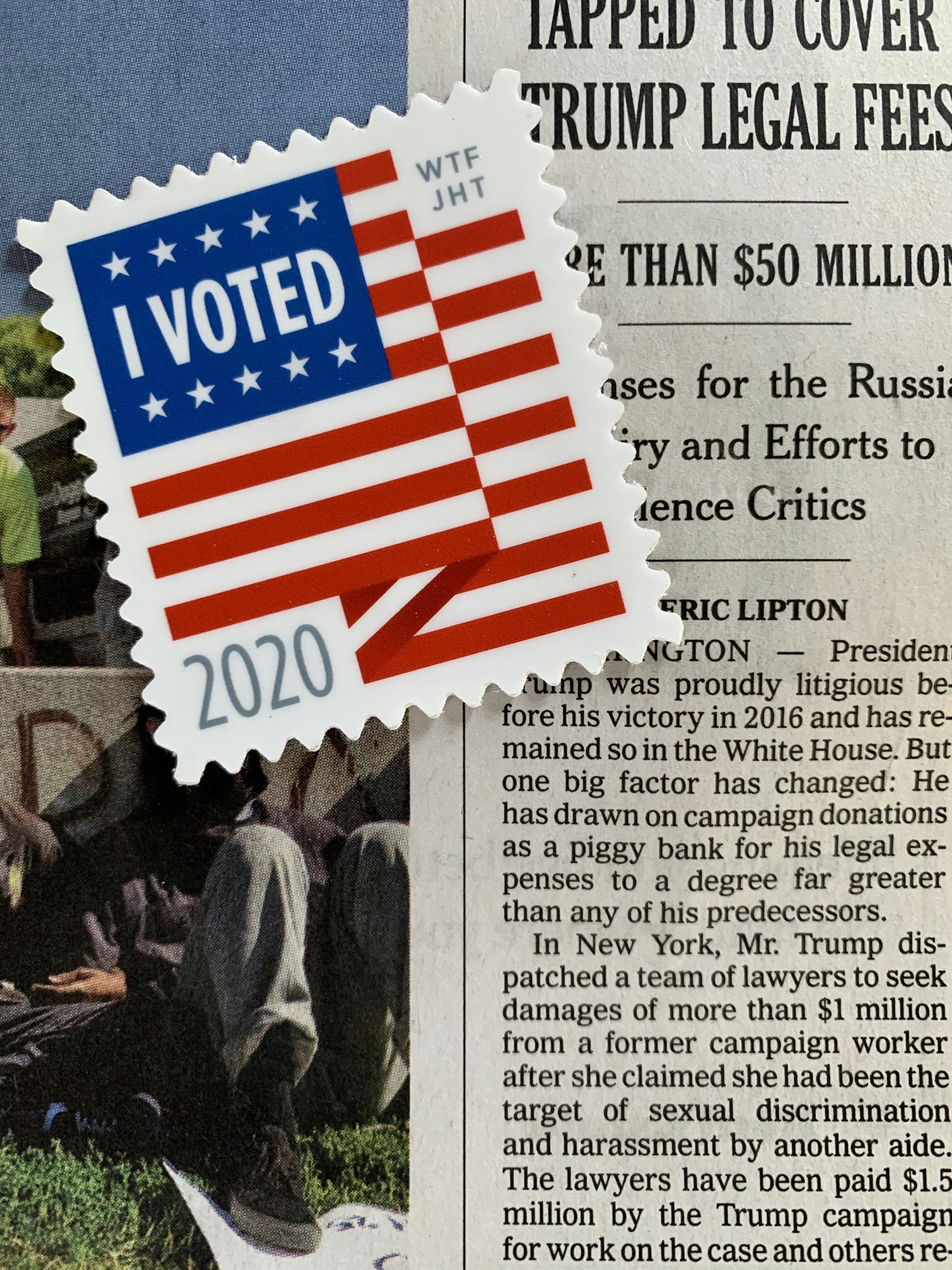 Free "I voted" stickers gallery image