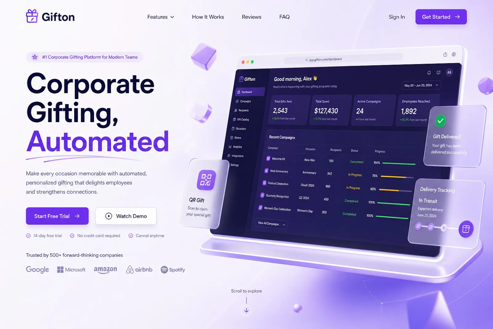 Gifton  Corporate Gifting Platform screenshot 1