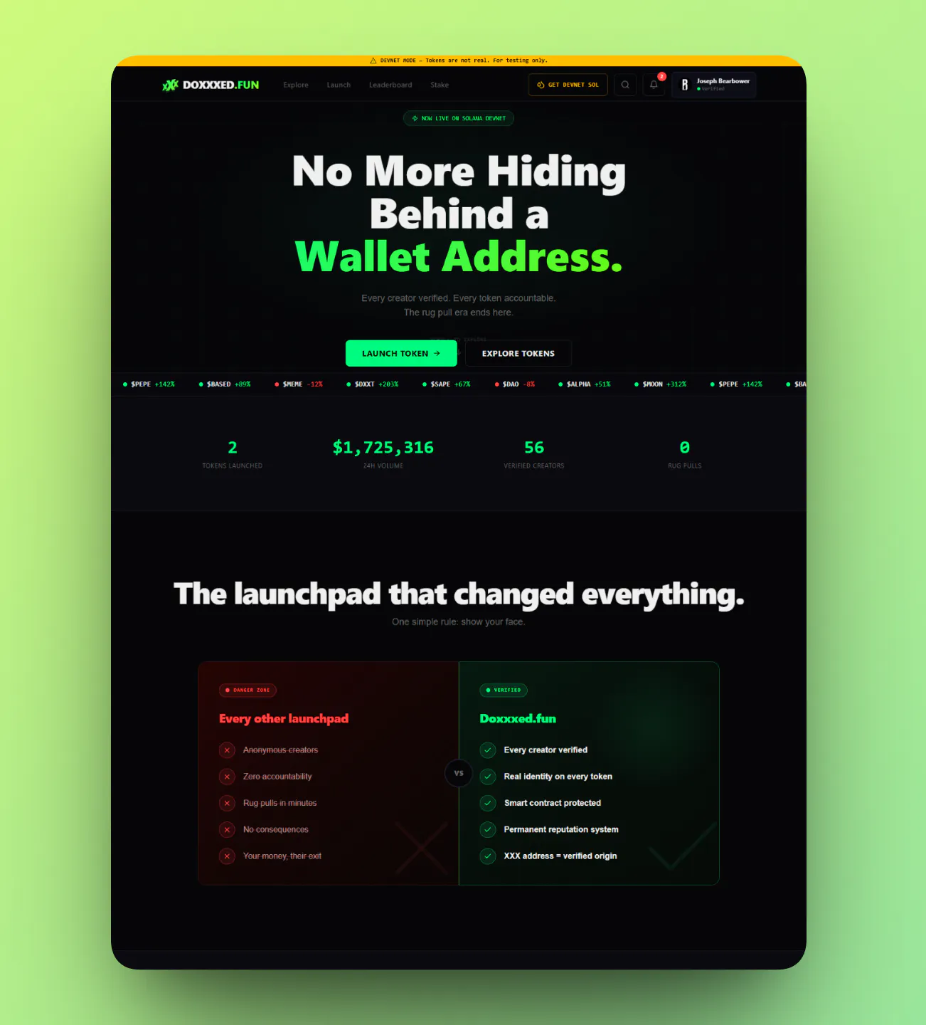 Doxxxed.fun product banner