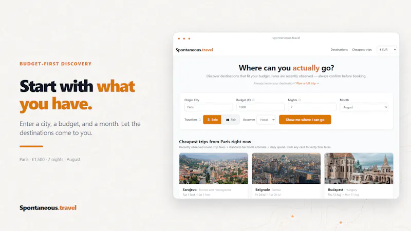 Spontaneous.travel screenshot 2