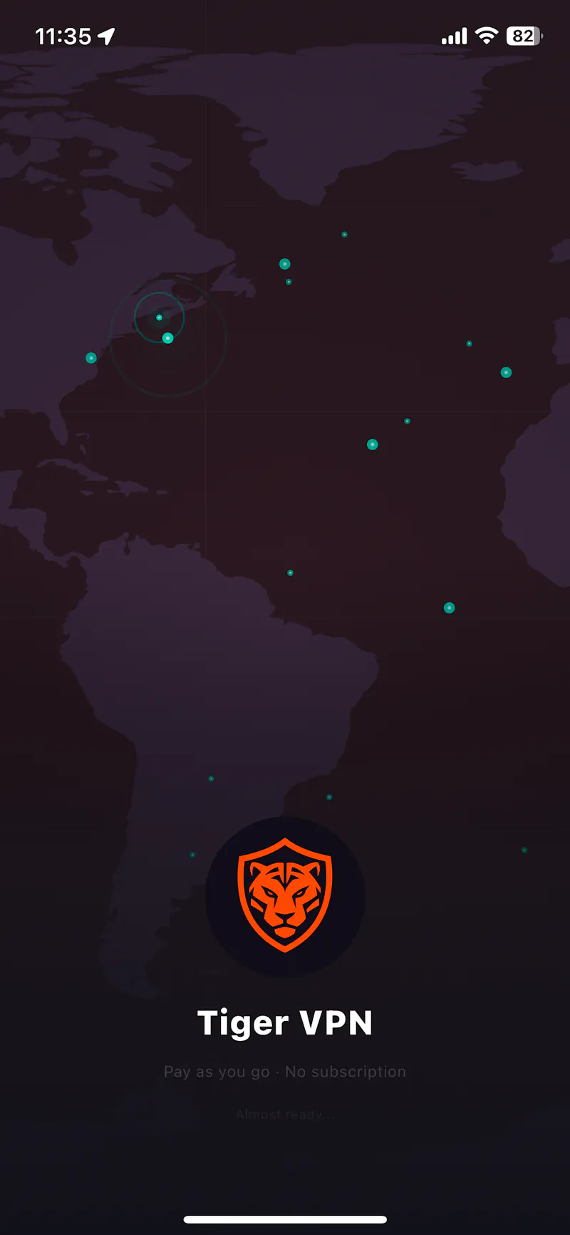 Tiger Fast VPN screenshot 1