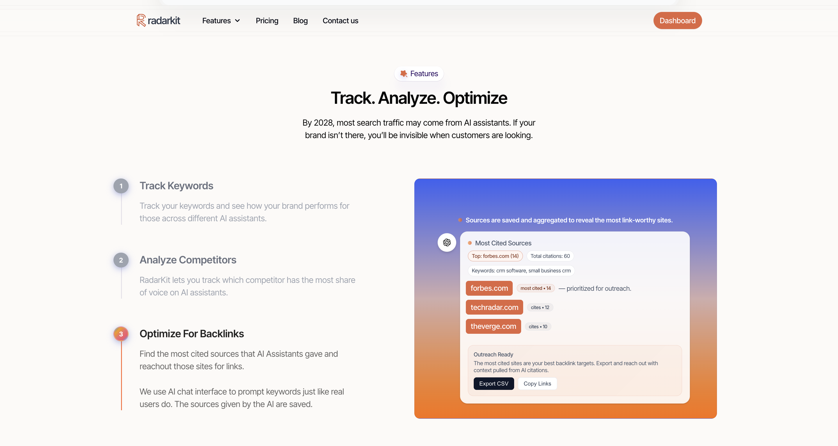 Média Radarkit ai - AI Rank Tracker pour le référencement, les mentions de marque et la croissance 3
