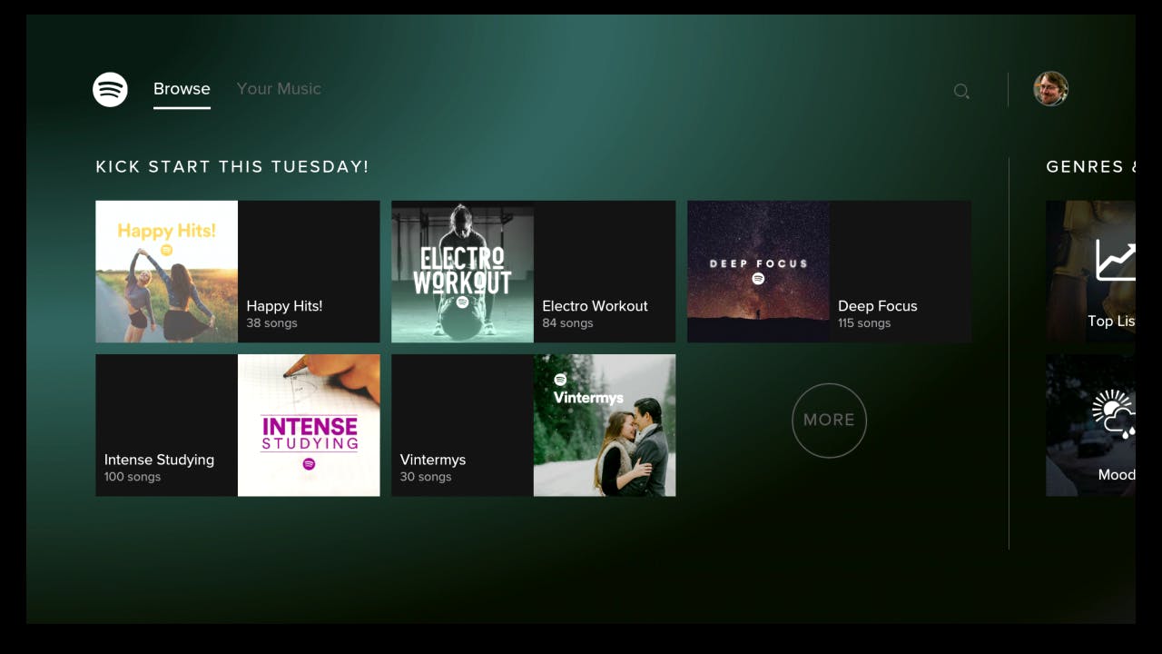 Spotify for Amazon Fire TV media 1