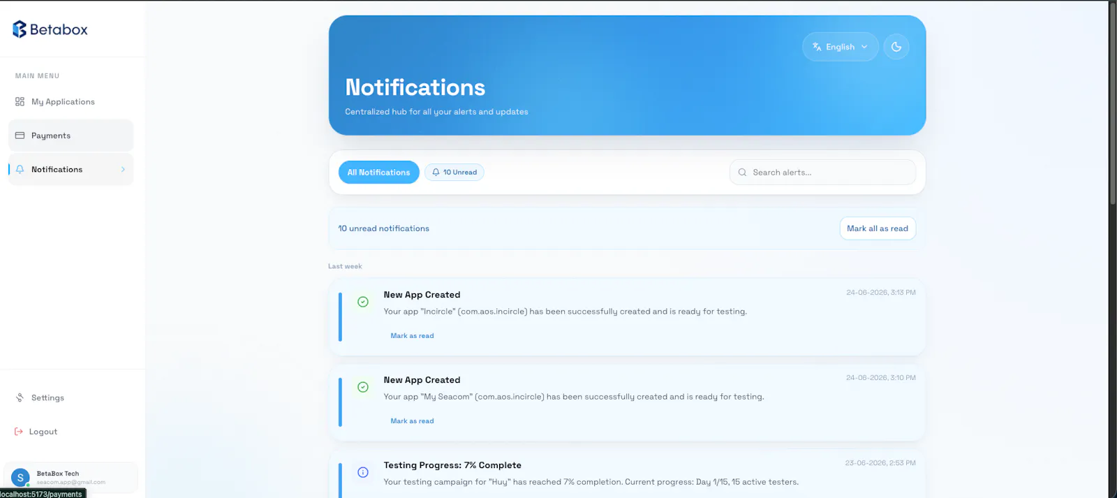 BetaBox screenshot 6