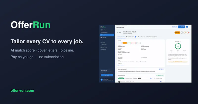 OfferRun screenshot 2