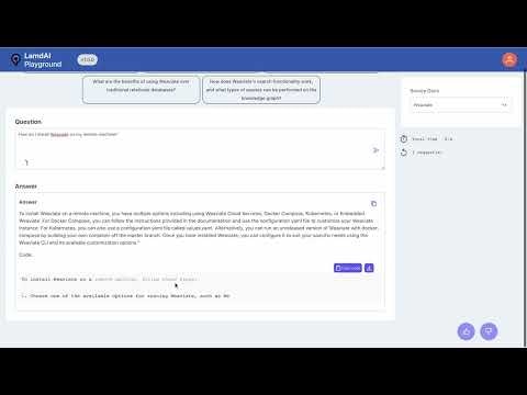 LamdAI Playground gallery image