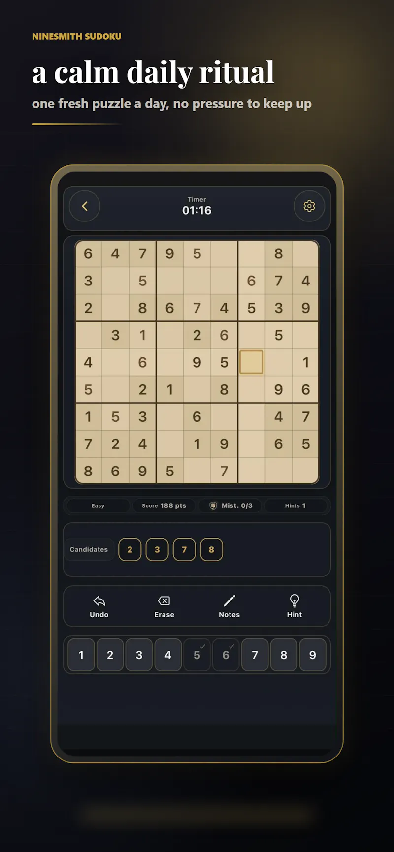Ninesmith - Sudoku screenshot 6