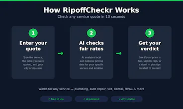 RipoffCheckr — Getting Ripped Off? gallery image