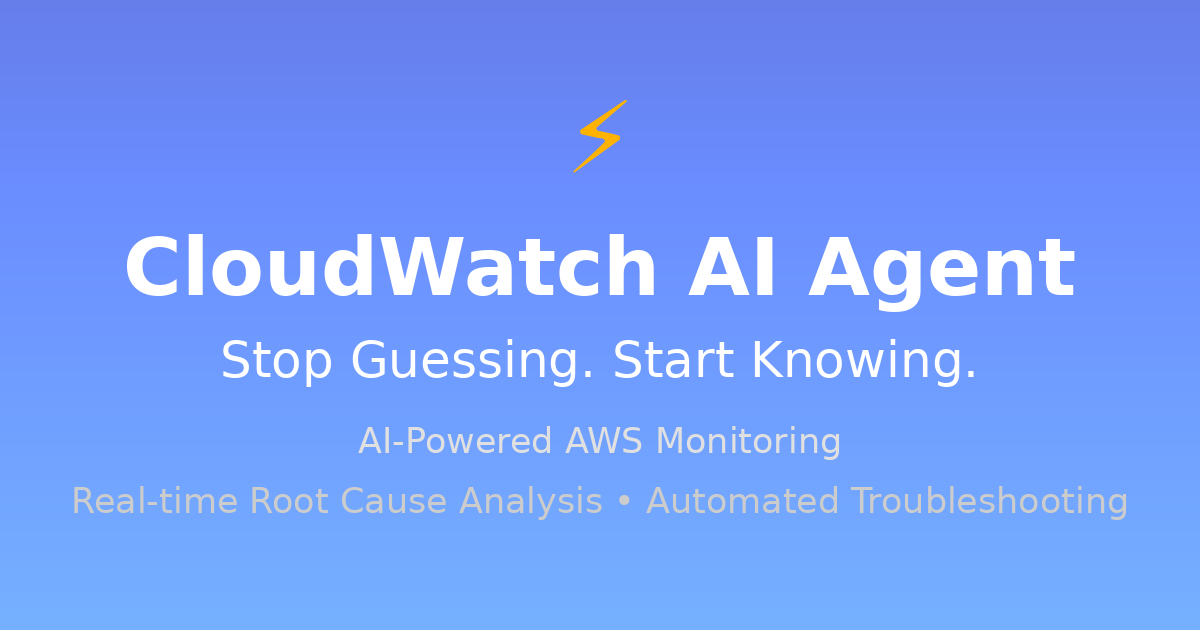 Cloudwatch AI Agent gallery image