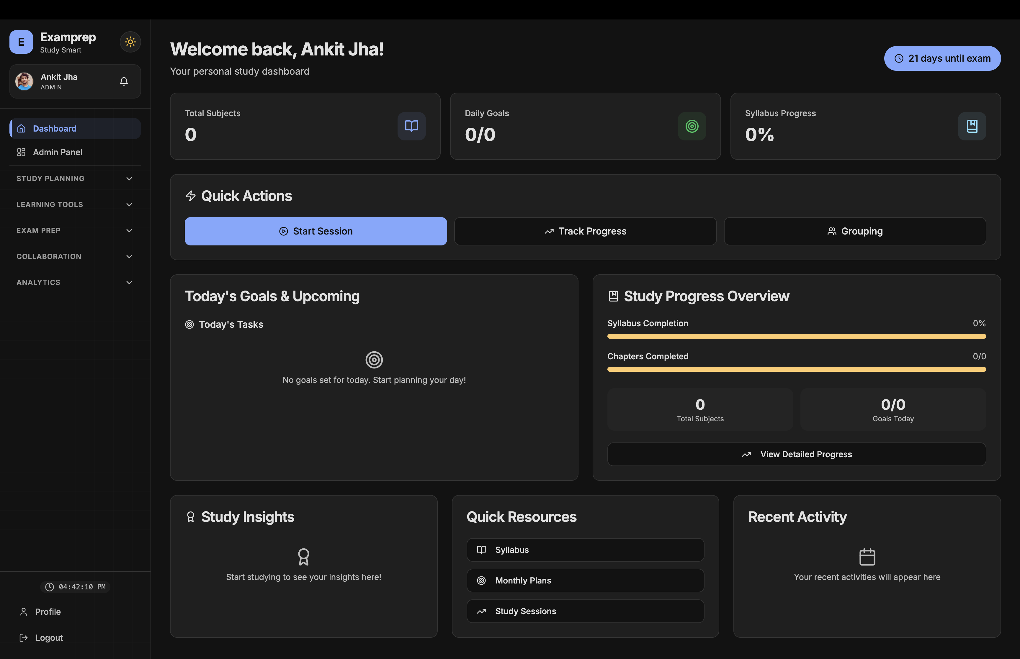 ExamPrep - Screenshot 2 showing product features and functionality