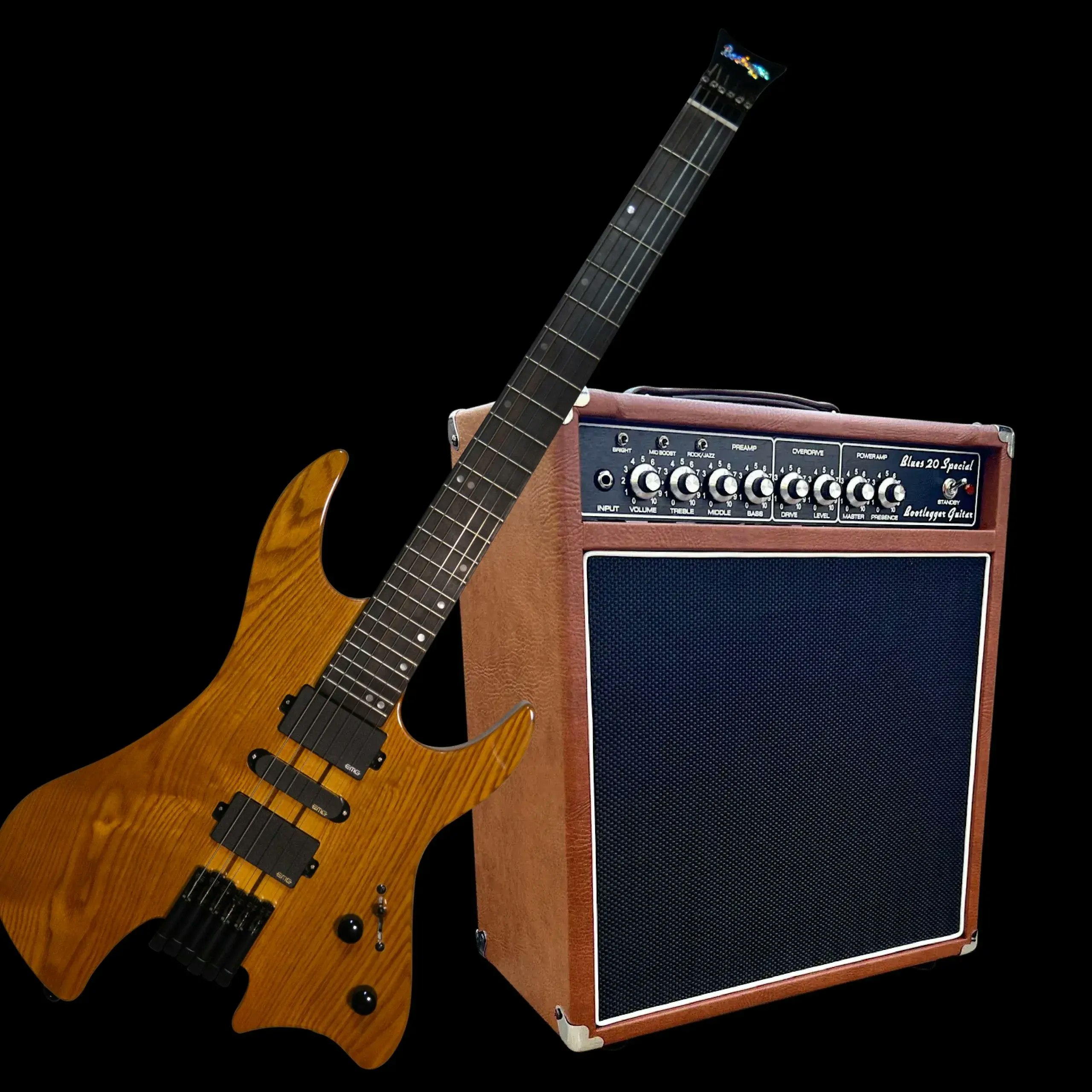 Ampas y pedales de contrabando de contrabando amplificador