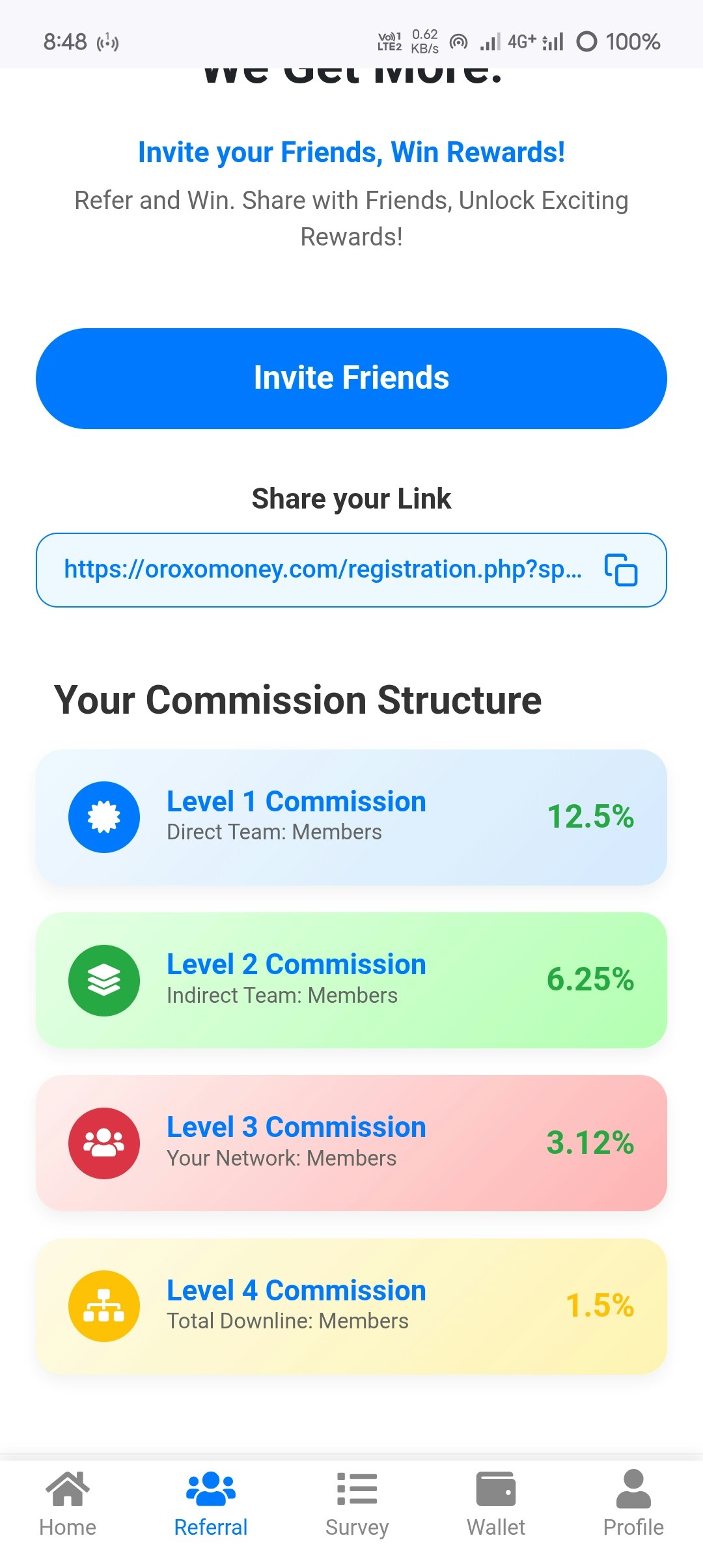 Oroxo Money - Screenshot 2 showing product features and functionality