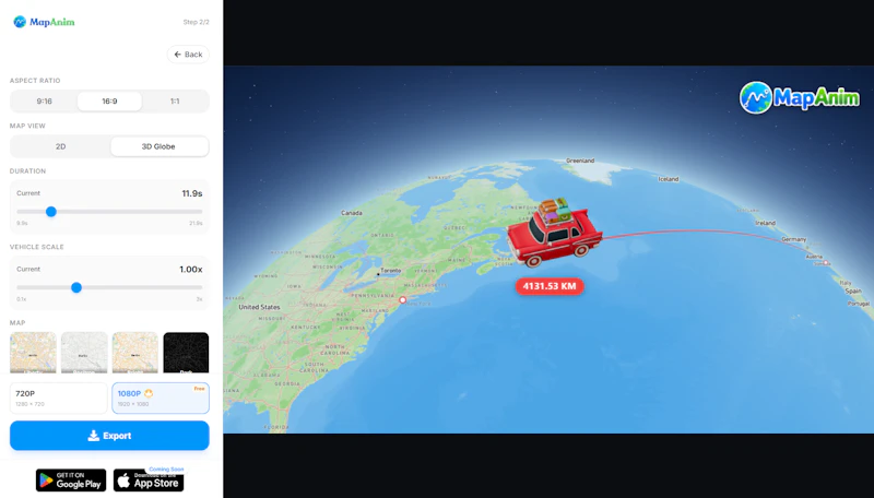MapAnim screenshot 4