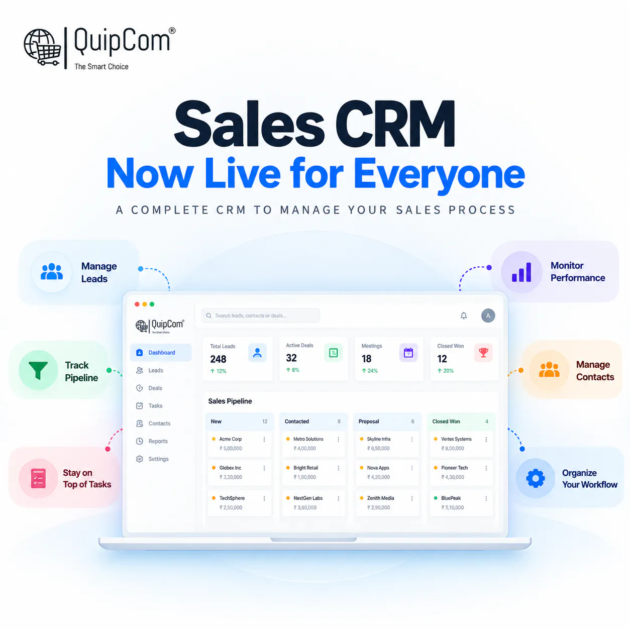 QuipCom Sales CRM gallery image
