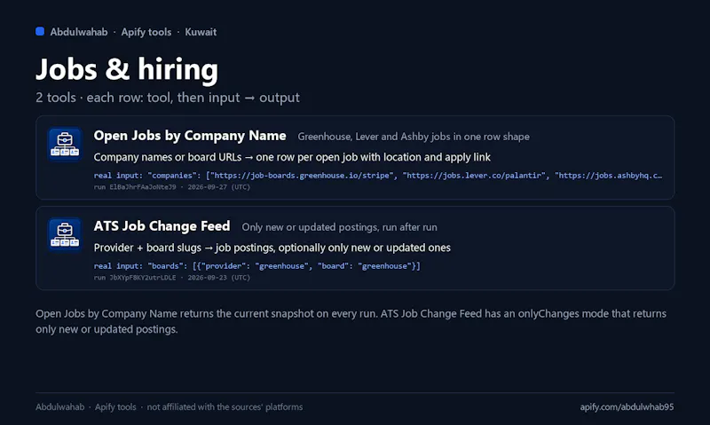 Abdulwahab's Apify Tools screenshot 5