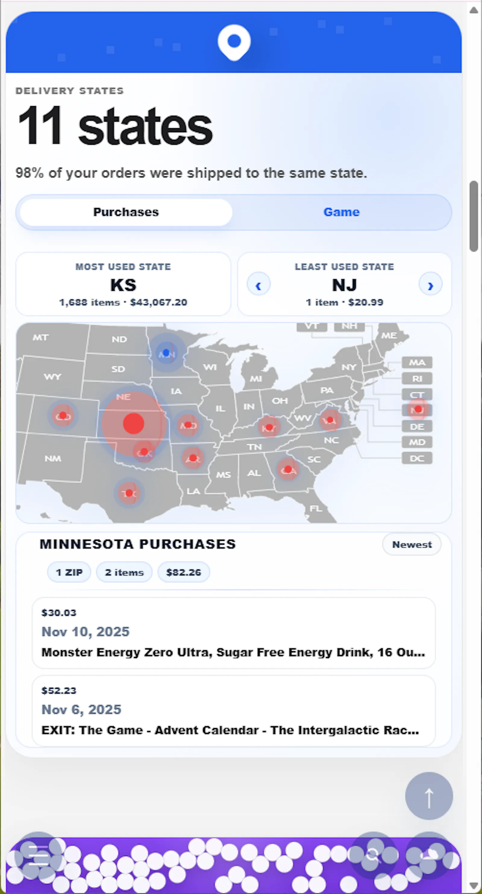 PurchaseAtlas screenshot 2