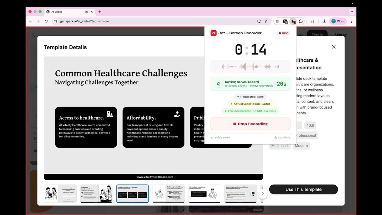 Jot — Screen Recorder screenshot 1 (video preview)