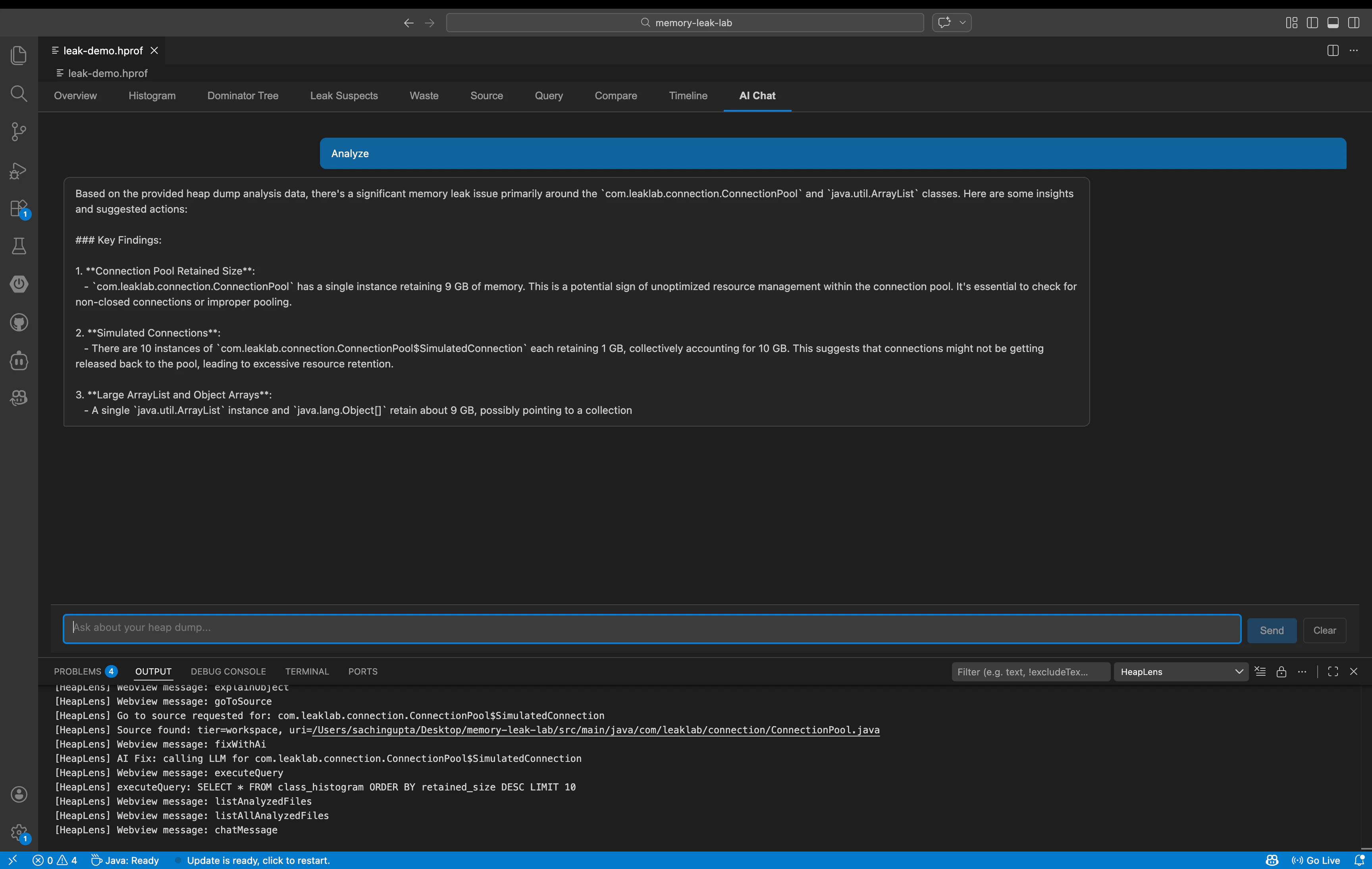HeapLens screenshot 4