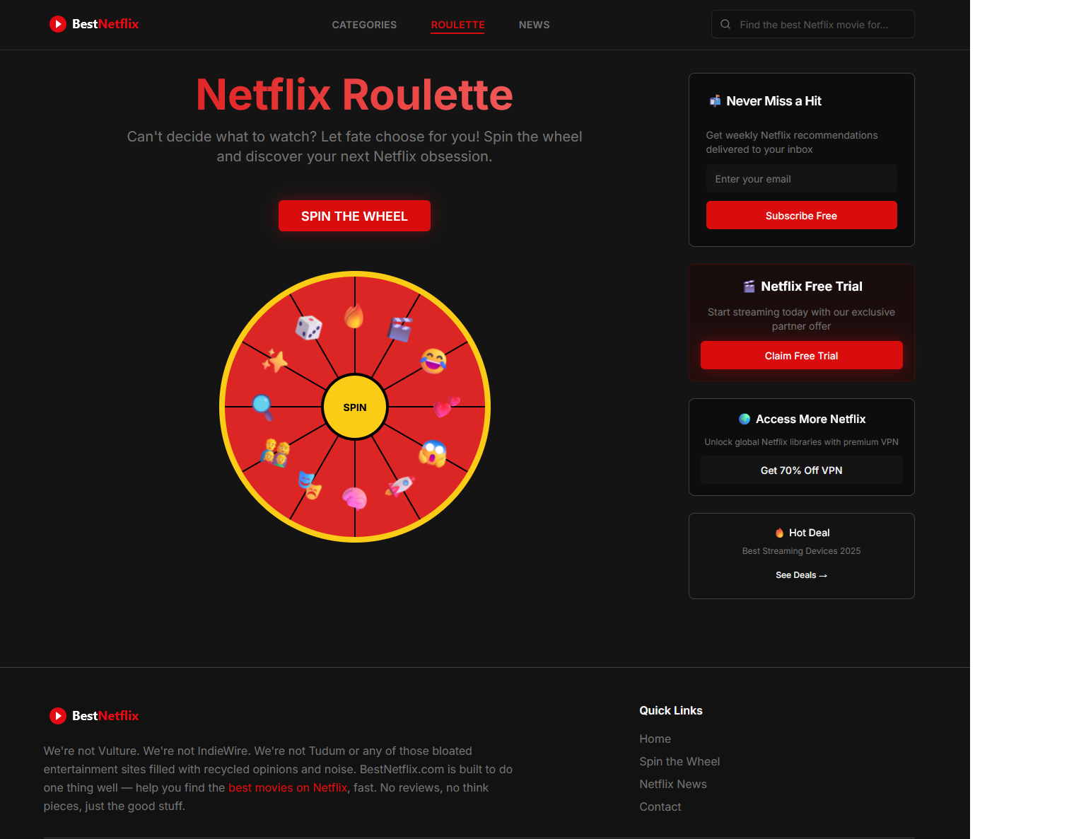 Mídia 2 de BestNetflix.com - Pare de rolar.Comece a assistir.