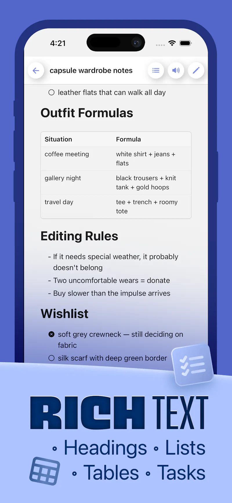 GitNotēs screenshot 5